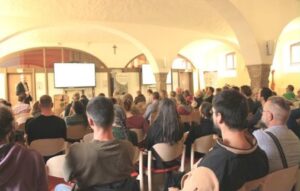 Blick ins Auditorium bei der Konferen Streuobstwiese 2.0